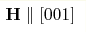 {{\bf H}\parallel[001]}