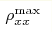 \rho _{xx}^{\max }