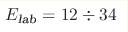 E_{\text{lab}}=12\div34 