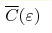 \overline{C}(\varepsilon)