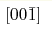 [00\bar{1}]