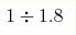 1\div1.8 