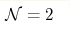 {\mathcal N}=2\;