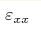 \varepsilon_{xx}