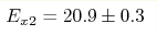 E_{x2}=20.9\pm0.3 