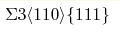 \Sigma3\langle110\rangle\{111\}