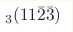 _3(11\bar{2}\bar{3})