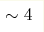 \sim4 