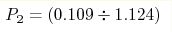 P_2 = (0.109\div1.124)