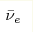 \bar{\nu}_e