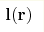 \mathbf{l}(\mathbf{r})