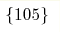 \lbrace105\rbrace