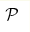 \mathcal{P}
