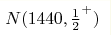 N(1440,{\textstyle{\frac{1}{2}}}^+)