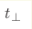 t_\perp