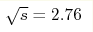 \sqrt{s}=2.76