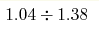 1.04\div1.38