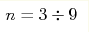 n=3 \div 9