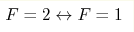 F=2\leftrightarrow F=1