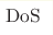 \mathrm{DoS}