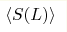 \langle S(L)\rangle