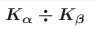 \boldsymbol{K_\alpha\div K_\beta}