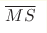 \overline{MS}