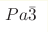 Pa\bar{3}
