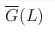 \overline{G}(L)