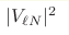 |V_{\ell N}|^2