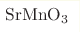 \mathrm{SrMnO}_{3}